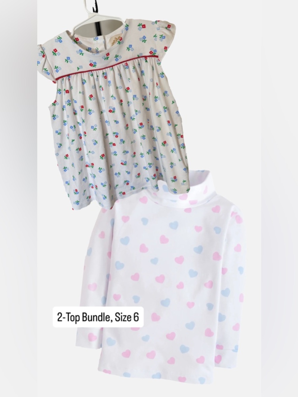 Girls Size 6 Top Bundle Beaufort Bonnet + Little English 2 Tops